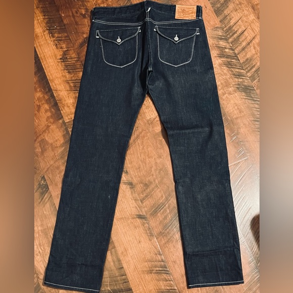 RISING SUN & CO. SELVEDGE DENIM JEANS - Picture 5 of 8